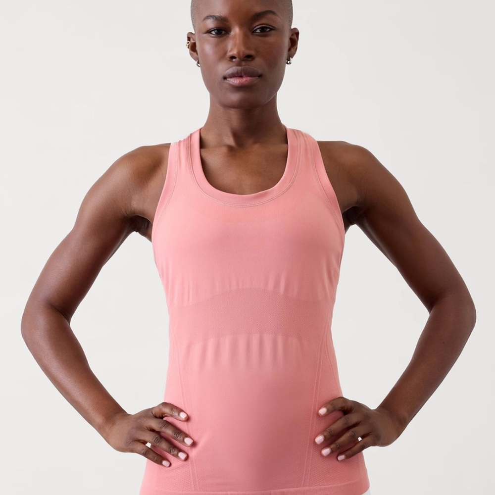 Athleta Pink Racerback Tank Top